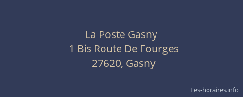 La Poste Gasny