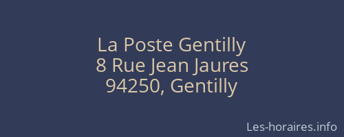 La Poste Gentilly