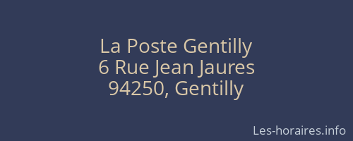 La Poste Gentilly