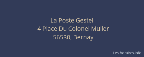La Poste Gestel