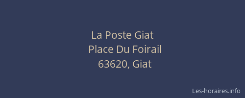 La Poste Giat