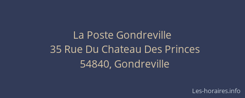 La Poste Gondreville