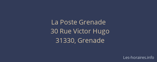 La Poste Grenade