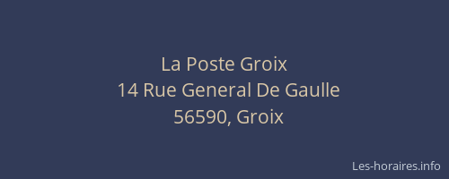 La Poste Groix