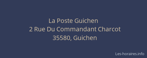 La Poste Guichen