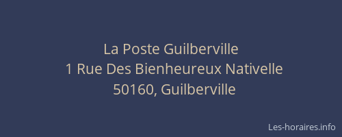 La Poste Guilberville