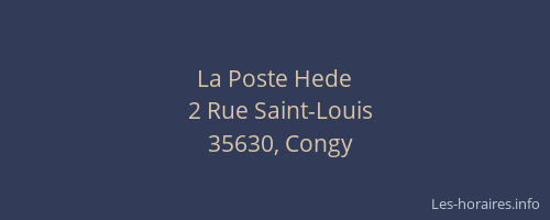 La Poste Hede
