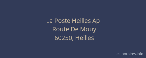 La Poste Heilles Ap