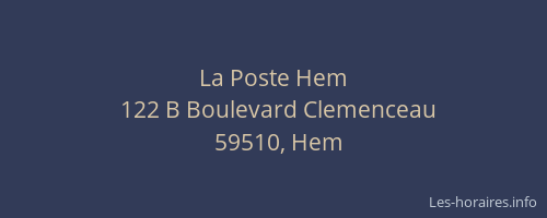 La Poste Hem