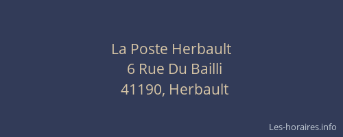 La Poste Herbault