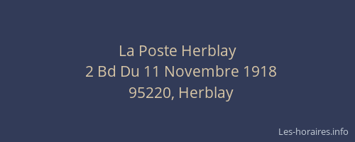 La Poste Herblay