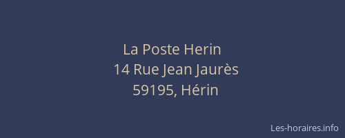 La Poste Herin