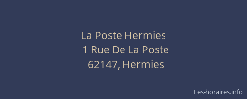 La Poste Hermies