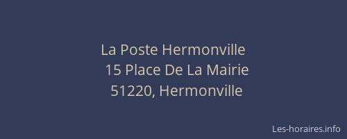 La Poste Hermonville
