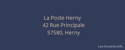 La Poste Herny