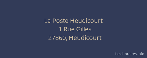 La Poste Heudicourt