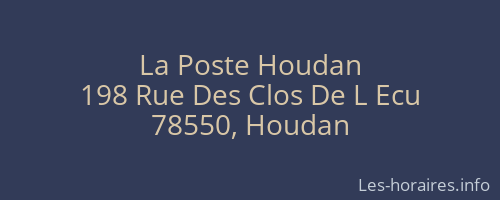 La Poste Houdan