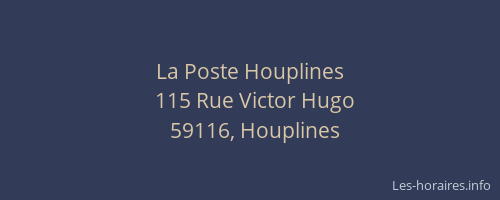 La Poste Houplines