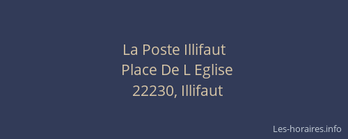 La Poste Illifaut