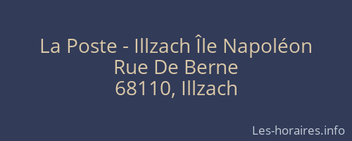 La Poste - Illzach Île Napoléon
