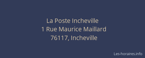 La Poste Incheville