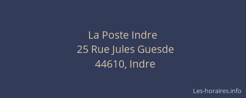 La Poste Indre