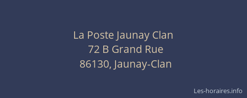 La Poste Jaunay Clan