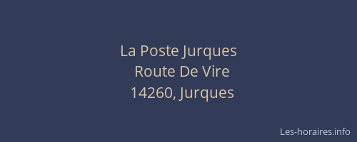 La Poste Jurques