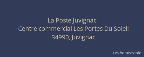 La Poste Juvignac