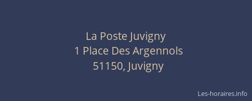 La Poste Juvigny