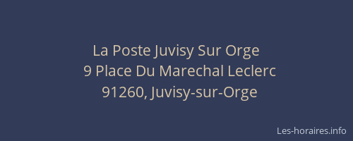 La Poste Juvisy Sur Orge
