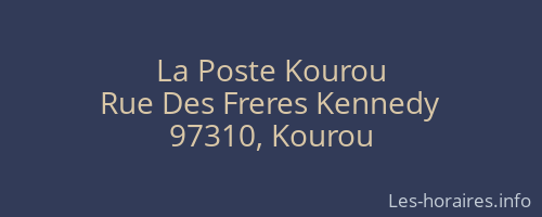 La Poste Kourou