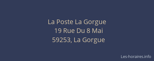 La Poste La Gorgue