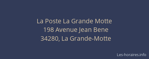 La Poste La Grande Motte