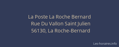 La Poste La Roche Bernard