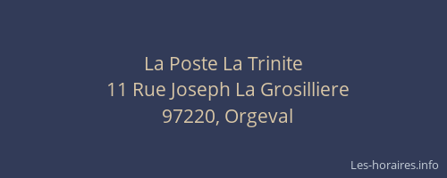 La Poste La Trinite
