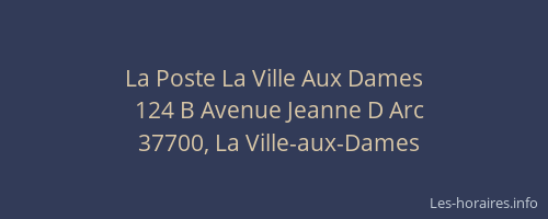La Poste La Ville Aux Dames