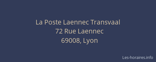 La Poste Laennec Transvaal