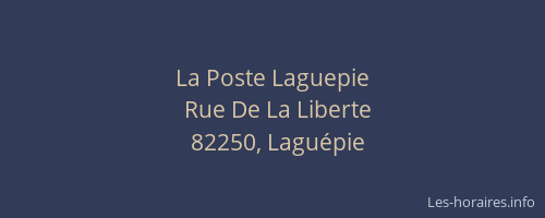 La Poste Laguepie