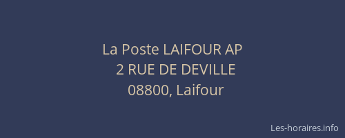La Poste LAIFOUR AP
