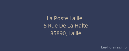 La Poste Laille