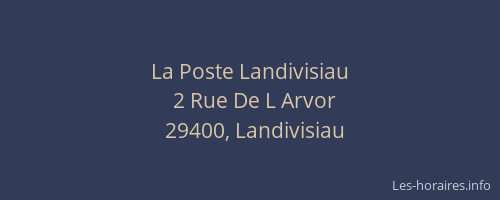 La Poste Landivisiau