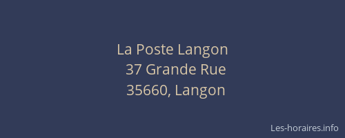 La Poste Langon