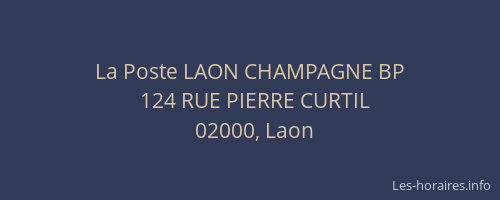 La Poste LAON CHAMPAGNE BP