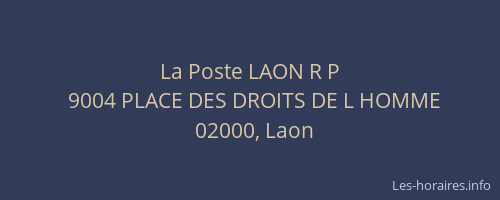 La Poste LAON R P