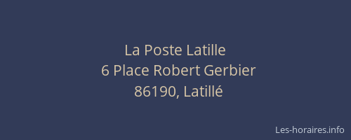 La Poste Latille