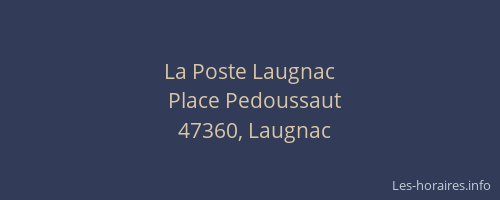 La Poste Laugnac