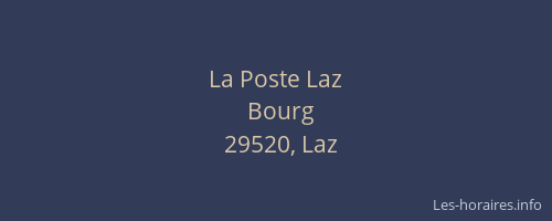 La Poste Laz