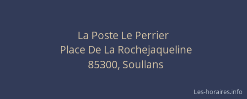 La Poste Le Perrier