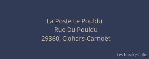 La Poste Le Pouldu